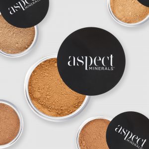 Aspect Minerals Powder available at Jessie E Makeup & Beauty